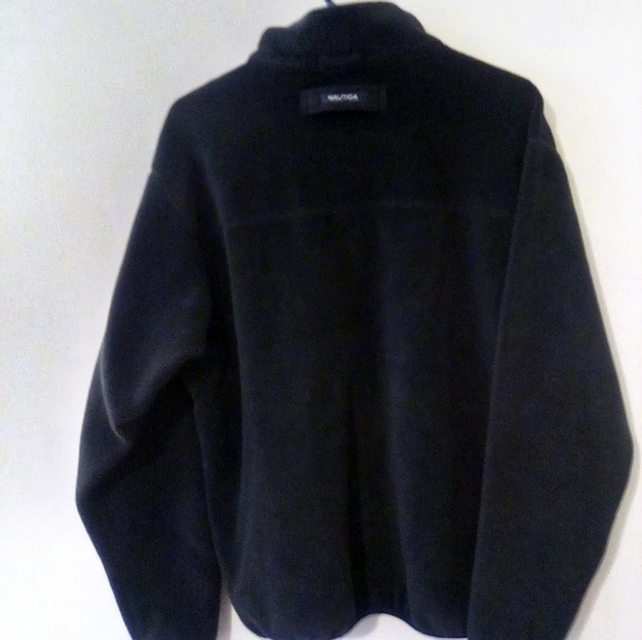 Nautica Men's Black Fleece Pullover - Picture 6 of 9